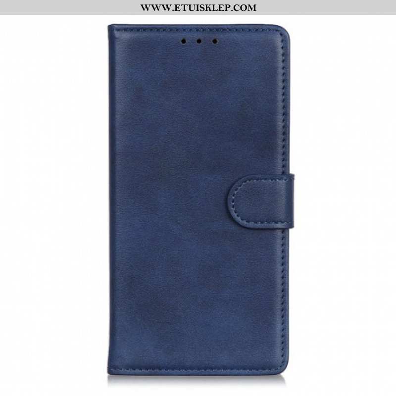 Etui Folio do Xiaomi Redmi Note 10 Pro Retro Matowy Efekt Skóry